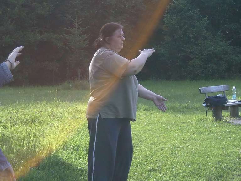 Beim Outdoor-Training Sommer 2009